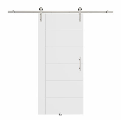 Porte de grange coulissante en bois 80 pi avec 80 po