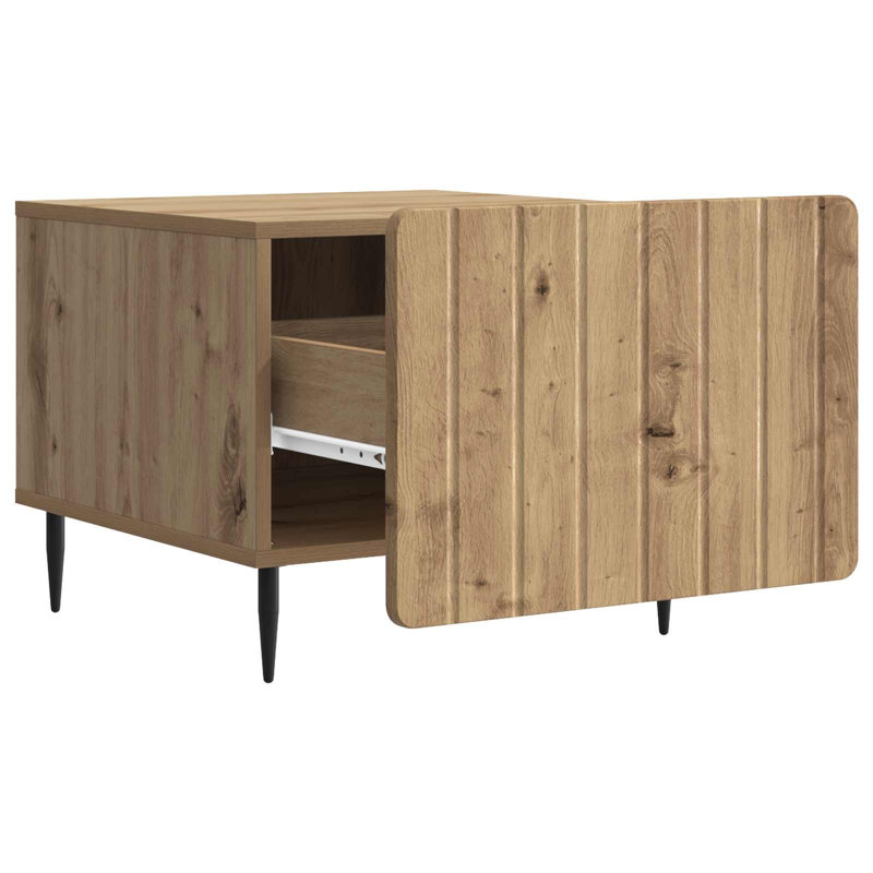Coffee Table with Storage, Artisan Oak, 42cm H x 50cm L x 49cm W