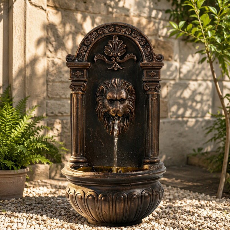 Outdoor Wall Base Fountain