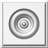 Standard Sedgwick Bullseye Rosette with Beveled Edge-40411023