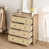 Naturel, 4 tiroirs