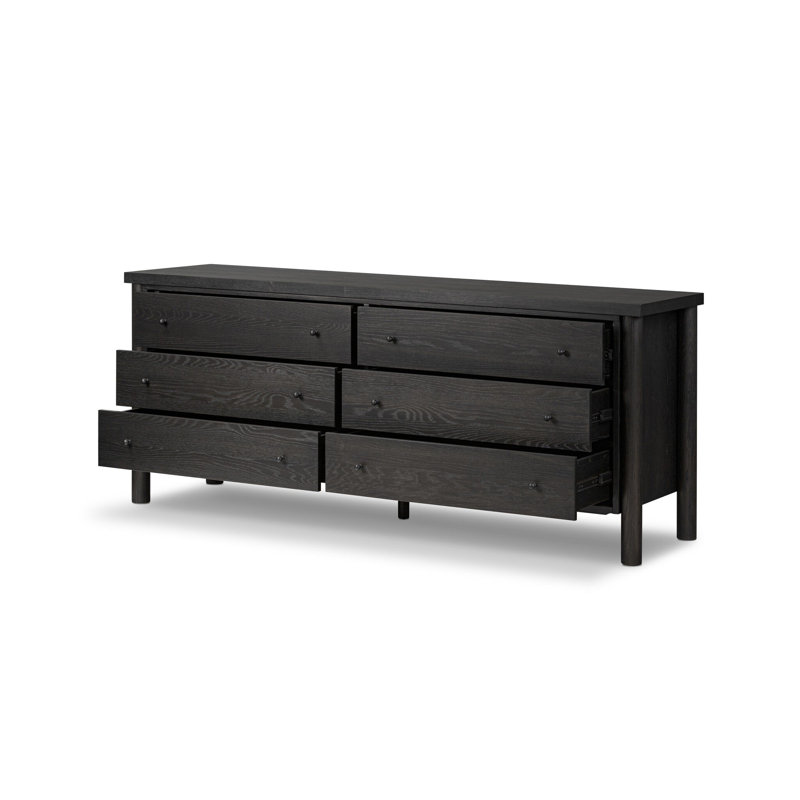 Roark 6 - Drawer Dresser, Black
