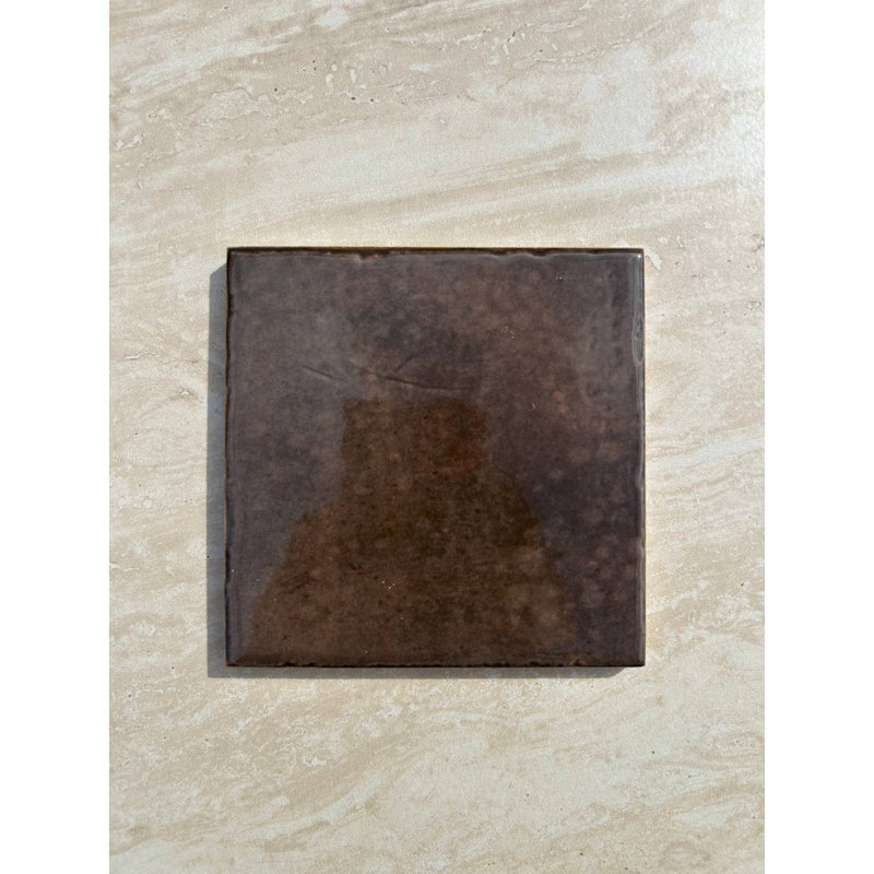 Carreau de céramique espresso 4 x 4, Brown