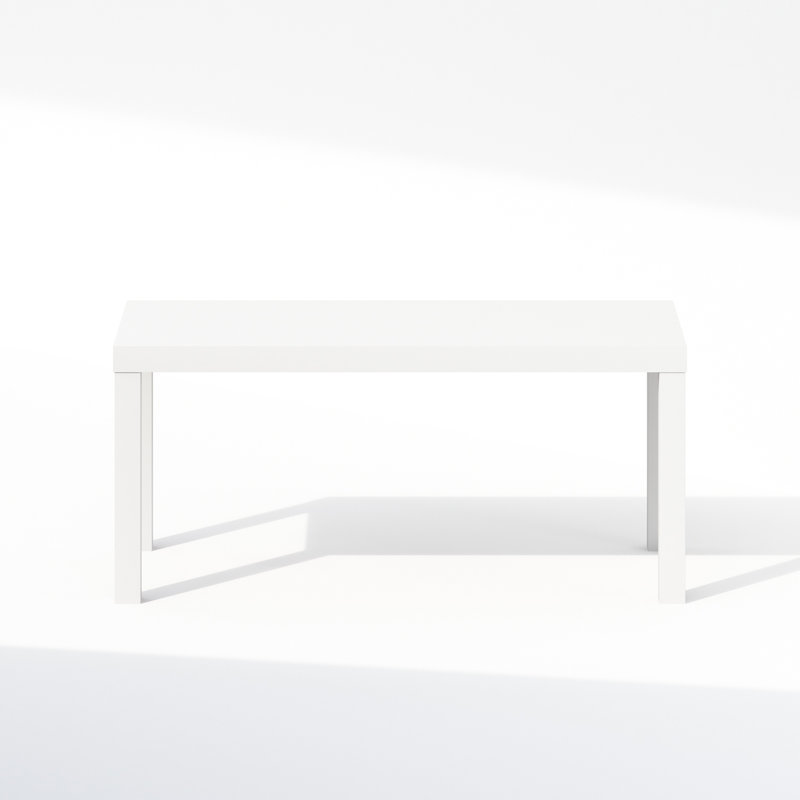 Simplistic Modern TV Stand, TV Table, White