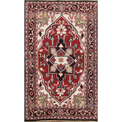 Geometric Traditional Oriental Area Rug 4x6
