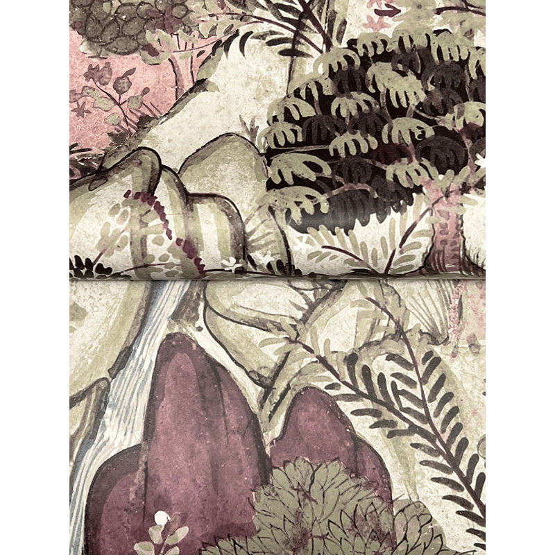 Papier peint Falling Waters, Mauve