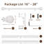 Tringle à rideaux ajustable robuste de 1 po avec embouts sphériques Danikah-1170985194-1174407927