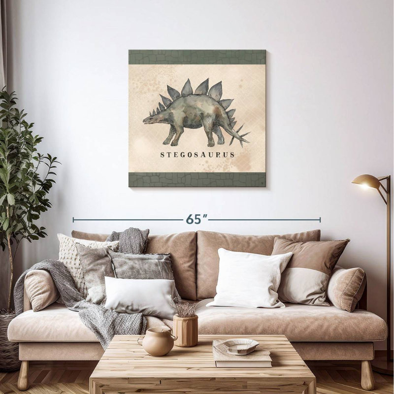 Crowle Dinosaur Invasion Stegosaurus, 36" H x 36" W
