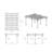 Barcelona 16 Ft. W x 12 Ft. D Vinyl Pergola