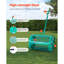 Épandeur de compost, épandeur de tourbe de 61 cm de large avec poignée de poussée/traction, 4 hauteurs réglables, rouleau à tourbe de jardin en acier thermolaqué, épandeurs de semences de gazon robustes pour le semis.-116730079