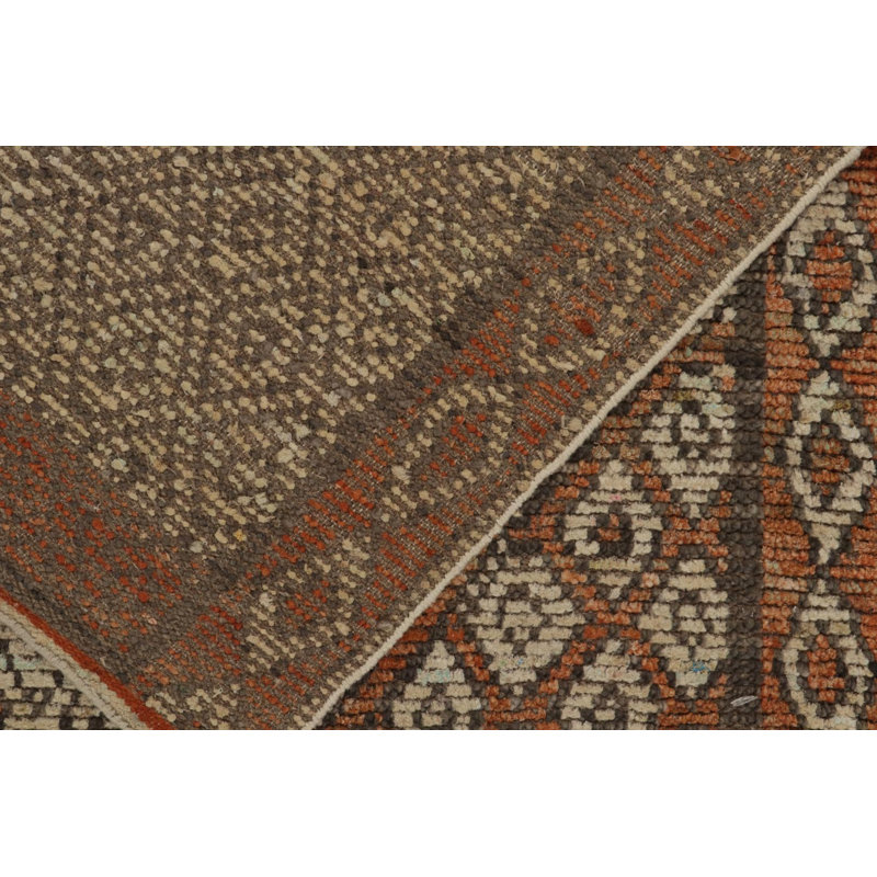 Moroccan Hand Knotted Wool Area Rug, Rectangle 9' x 12'