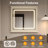 6 Drawer Dresser With Lighted Mirror-1562808283