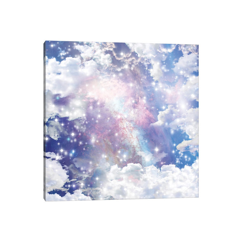 Bright Galaxy Visible Through The Clouds by Bruce Rolff - Wrapped Canvas Print, 66.04 cm H x 66.04 cm W x 3.175 cm D