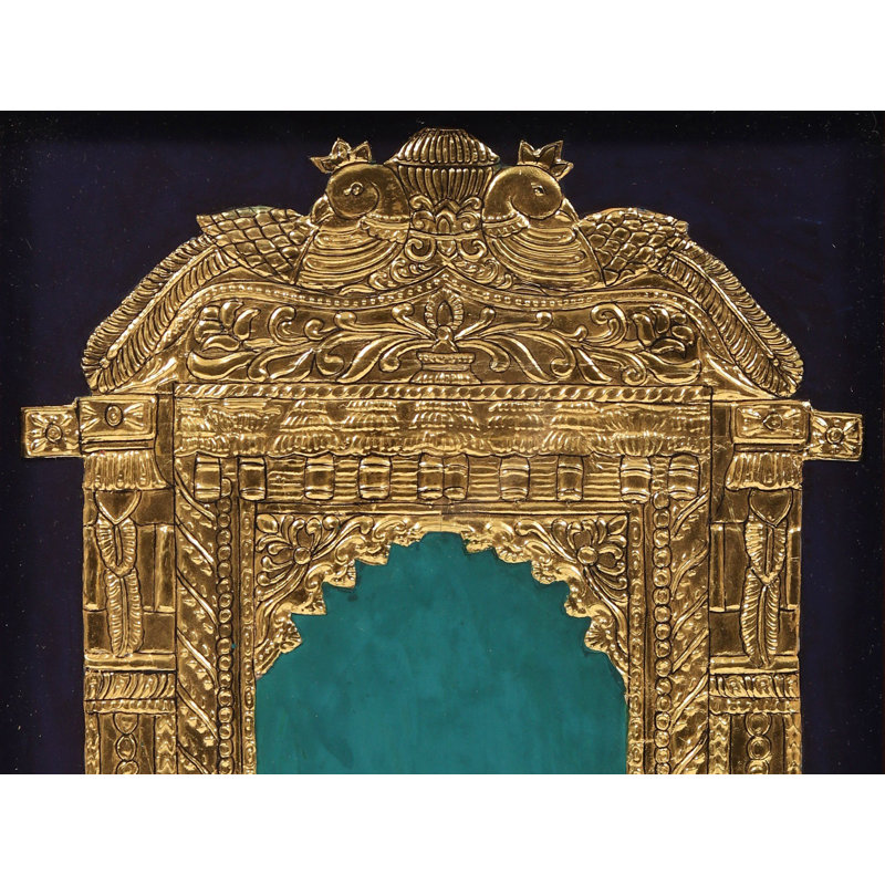 «Golden Arch», peinture encadrée de Tanjore