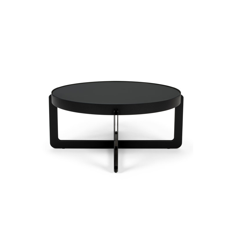Table basse centrale, Noir, Noir