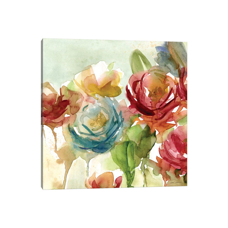 Secret Garden I by Carol Robinson - Painting on Canvas, Wrapped Canvas, 66.04 cm H x 66.04 cm W x 3.175 cm D