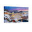 «Christmas Snowy Dam Bridge», ensemble de 3 impressions sur toile-120854307