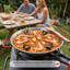 Poêle à paella en acier au carbone 12 pouces Magefesa, 30 cm - 4 portions, durable et légère avec surface alvéolée, idéale pour la cuisine extérieure et la paella valencienne traditionnelle-14447197