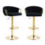 Christal Height Adjustable Swivel Bar Stool-813056572