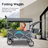 Push & Pull Utility Folding Wagon With Removable Canopy