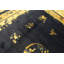 Tapis antique chinois à motif floral et médaillon bleu des années 1920