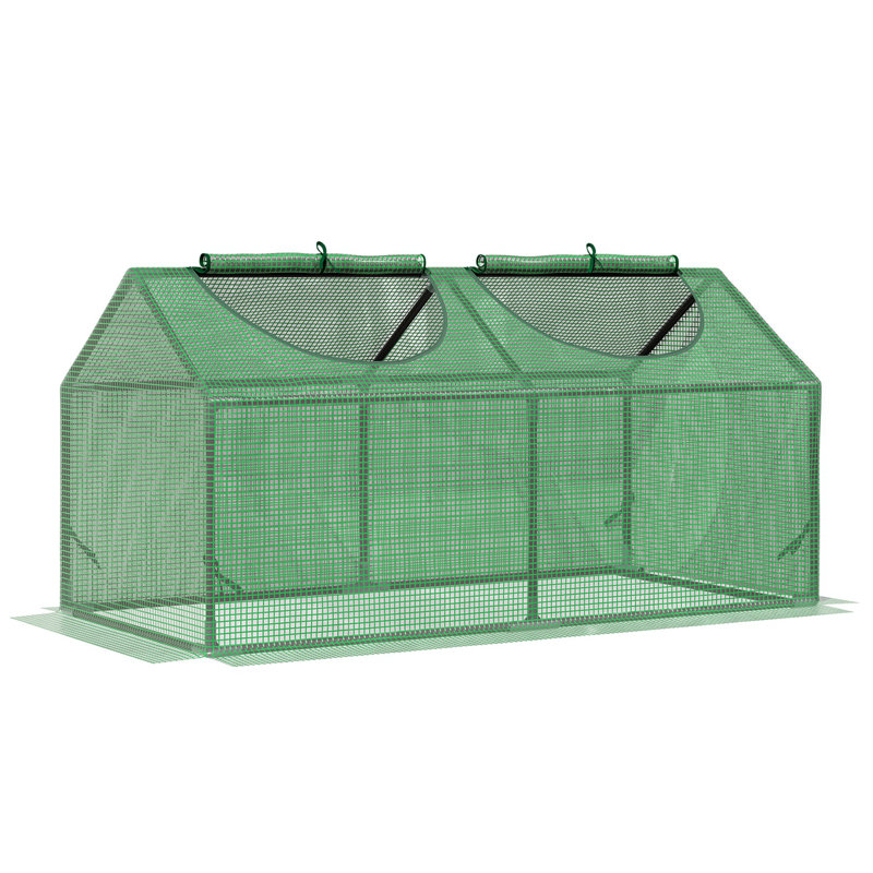 4' x 2' x 2' Green Portable Mini Greenhouse with PE Cover