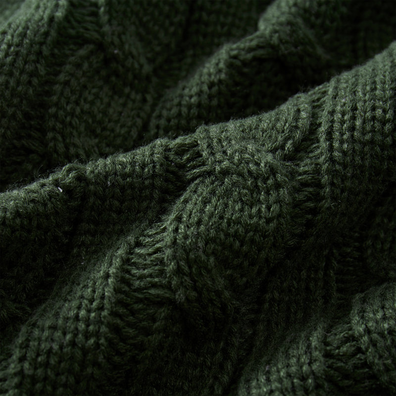 Cable Knit Throw Blanket