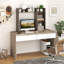 Tablette de bureau avec tablettes anti-basculement grises