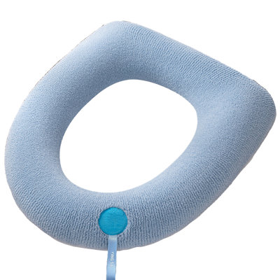 seat cushion Polyester Toilet Seat Cushion Warm Cushion Toilet Seat Pad Toilet Mat Cushion Heater Bathroom Toilet Lid Cover Bathroom Toilet Seat Cover