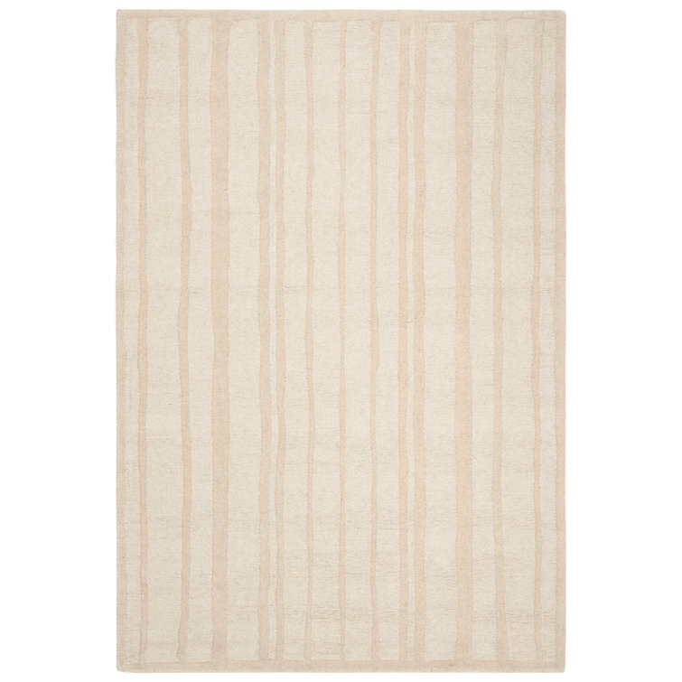 Martha Stewart Hand Tufted Wool Striped Rug