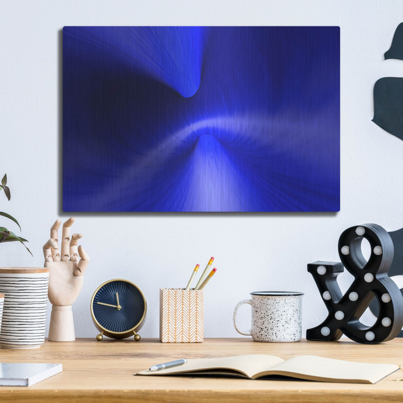 «Inertia» par Luxe Portfolio, art mural en métal, H 12 po x l 16 po