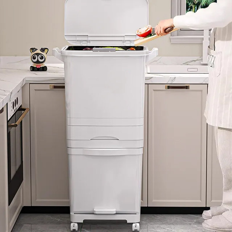 Canio Odour Seal Kitchen Rubbish Bin - 12.94 L