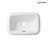 KARAMAG 18 Inch Drop-in Bathroom Sink Semi-Recessed Easy Installation with Overflow White