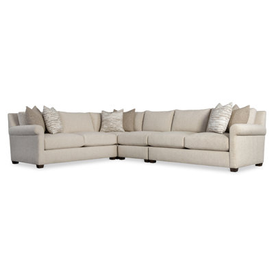Bernhardt Barnes 4-Piece Fabric Sectional
