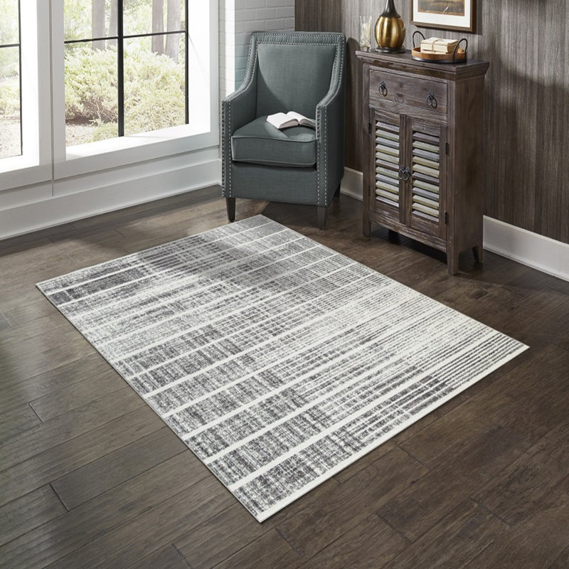 Tapis rectangulaire Urijah, Rectangle 7 pi 11 po x 11 pi 2 po