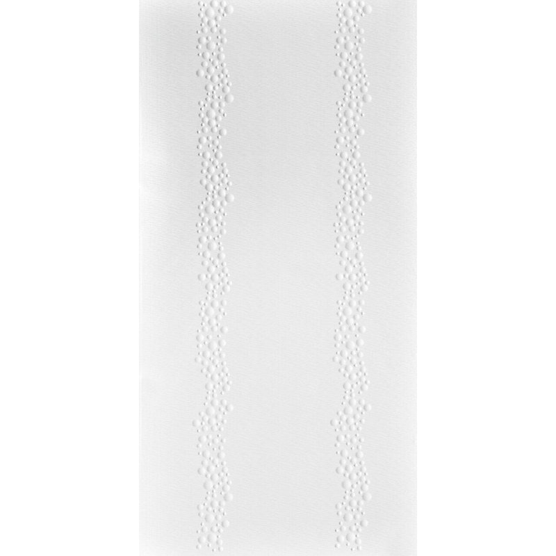 Cascade MirroFlex x 10 pi Panneaux muraux PVC PVC 3D - Blanc brillant (40 pieds carrés / feuille)