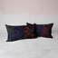 Ensemble de literie Shenglei en microfibre à imprimé géométrique rouge et noir avec 2 taies d'oreiller, 1 place, 3 pièces (garnitures non comprises)-122001163-122001161