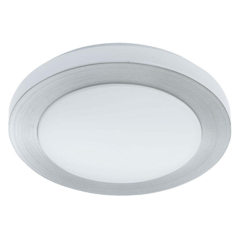 Mccluney Plastic LED Flush Mount, 3.75" H x 15.13" W x 15.13" D