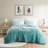 Faux Fur Shaggy Comforter Mini Set with Shams - Hypoallergenic Polyester Filling, Dustproof Design, Ombre Style, Machine Washable-112517368
