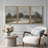 Lake River Landscape "Pastoral Nature Inspired Artwork, Rustic Serene Countryside Wall Pictures, Framed Canvas Giclée Print 3 Pieces Wall Art" 16"x24"x3 pcs, 24"x36"x3 pcs-91875250-91875252