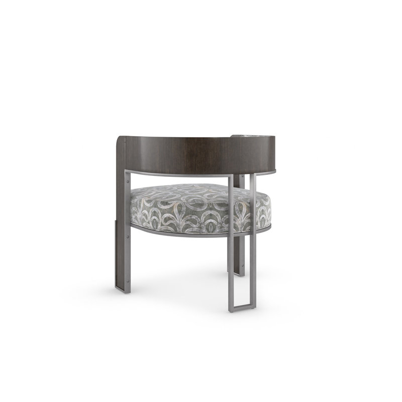 Modern Streamline Barrel Chair