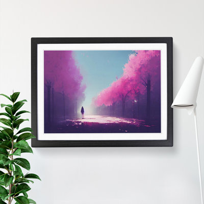 XH1022-6333X Mysterious Cherry Blossom Trees Vol.2 - Single Picture Frame Print