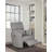 Frederik Upholstered Power Swivel Glider, Frost-1812233383