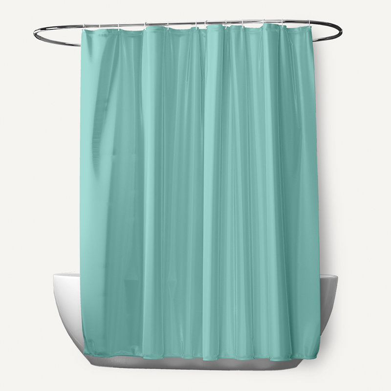Rideau de douche simple Ke Wilson, Aigue-marine