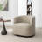 Tybias Faux Leather Swivel Barrel Chair-110828124