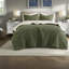Luxury Chenille Bedding Sets With Cozy Sherpa Reverse, Modern Waffle Knit Design