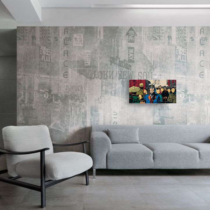 Pratt - No Frame Print on Wood, 50cm H x 100cm W x 1.8cm D