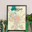 Utrecht City Map - No Frame Print-722733638