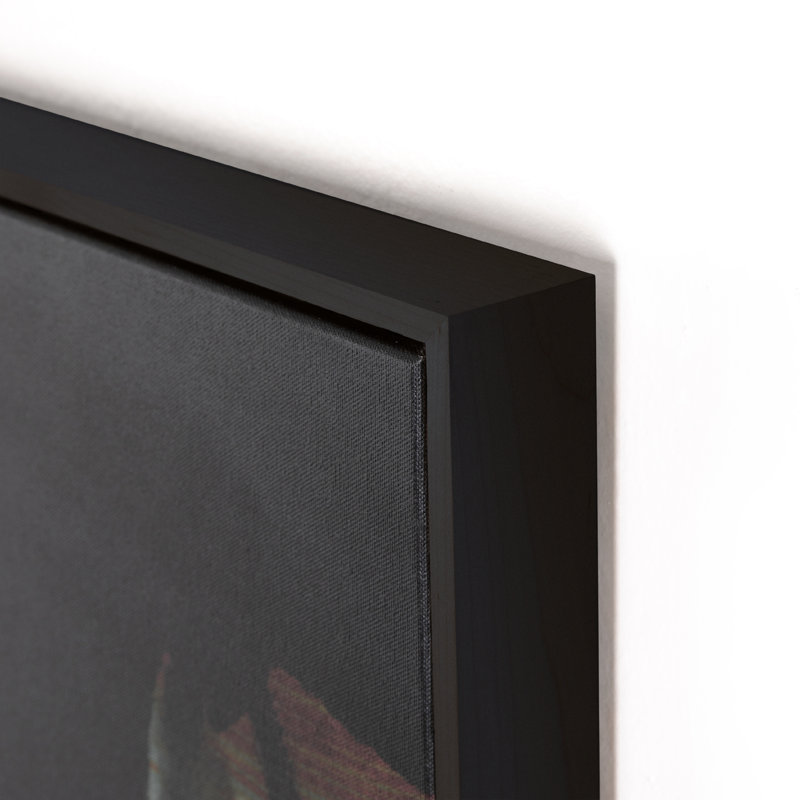 Shadow Painting by Dan Hobday, Black Floater Framed, 30" H x 40" W x 2" D