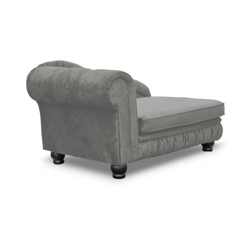 Alana Polyester Pet Bed, Grey/Brown/Blue